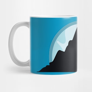 minimalist scenic silhouette Mug